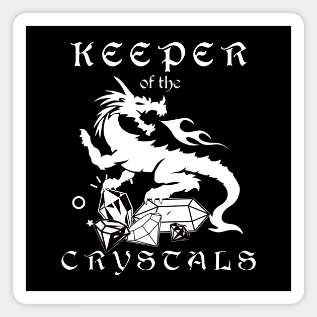 Keeper of the Crystals Magnet by LexieLou